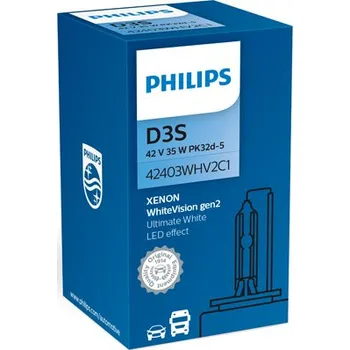 Povinná bezpečnostní výbava Výbojka D3S PHILIPS 42403WHV2C1 42403WHV2C1