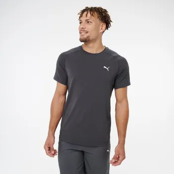 DECATHLON Pánské tričko s krátkým rukávem bavlněné S ŠEDÁ