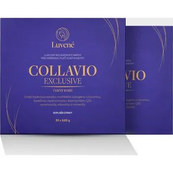 Kloubní výživa Luvené Kolagen drink Collavio Exclusive černý rybíz 2x30 sáčků