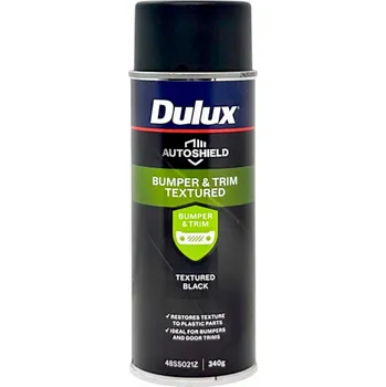 Barva ve spreji Dulux Strukturovaný lak na plasty Černý Sprej 400ML