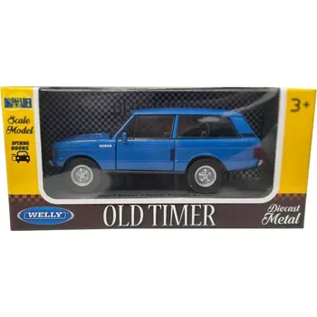 Dětské zboží Welly Land Rover Classic Range Rover Old Timer model 1:34 modrý