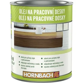 barva a nátěr na dřevo Olej na pracovní desky Hornbach 0,75 l ekologicky šetrné