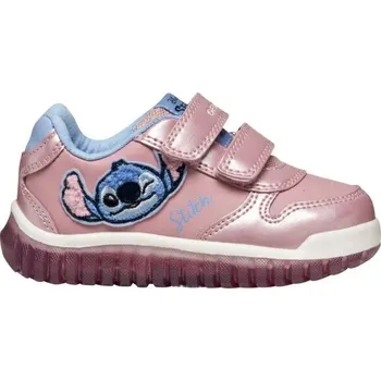 Dívčí tenisky Dívčí volnočasová obuv Geox B LIGHTYLOO 23 Růžová, Světle modrá, Bílá