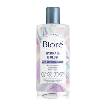 Pleťový krém Bioré Hydrate&glow AHA pleťová voda Pleťová voda