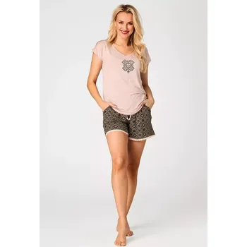 DÁMSKÉ PYŽAMO LNS 730 A26 světle růžová XL