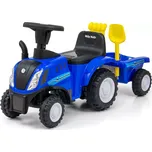Odrážedlo traktor NEW HOLLAND T7 s přívěsem – modré