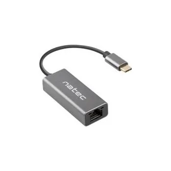 Síťová karta NATEC CRICKET externí Ethernet síťová karta USB-C 3.1 1X RJ45 1GB kabel (NNC-1925)