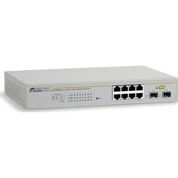 Síťový prvek Allied Telesis 8xGB+2xSFP Smart switch AT-GS950/8 (AT-GS950/8-50)
