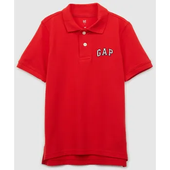 Chlapecké tričko GAP Chlapecké Dětské polo tričko s logem Gap Červená 104/110 (2437331)