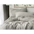 Povlečení Textilomanie Purely mušelínové povlečení svetlě šedé 135 x 200, 80 x 80 cm zipový uzávěr