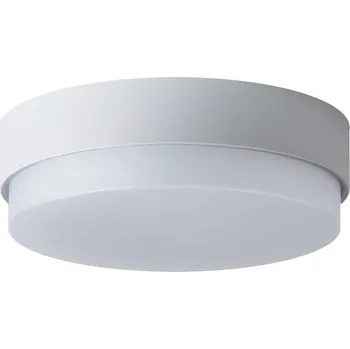 Venkovní osvětlení OSMONT TRI50151 TRITON 2 stropní/nástěnné průmyslové plastové svítidlo stříbrná / bílá IP65 3000 K 27W LED