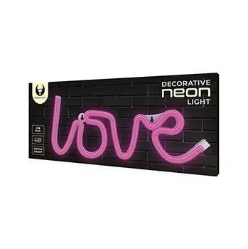 Neon LED Light LOVE pink Bat + USB FLNE05 Forever Light (RTV100208)
