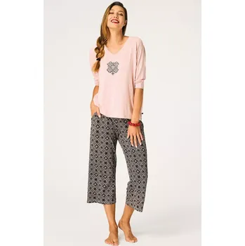 DÁMSKÉ PYŽAMO LNS 731 A26 světle růžová M