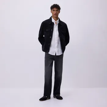 Reserved - Džíny loose se sepraným efektem - šedá - 2149W-90J - 2149W-90J-31