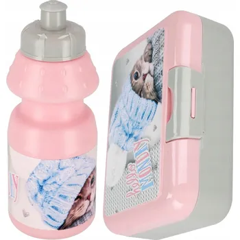 Svačinový box Sada lahev na pití Starpak 350 ml a svačinový box