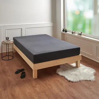 Šatní skříň Die moderne Hausfrau Napínací žerzejové prostěradlo, šedé, 150 x 200 cm 488725