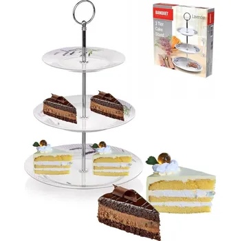 PODNOS KERAMIKA v dekoru levandule na dort, ovoce, oslava, dárek, patrový dárek