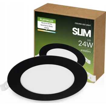 Kulatý Stropní Svítidlo NNLED černá