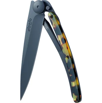 Sport Kapesní nůž Deejo 1GC013 Turtle Black 37g turtle shell blank