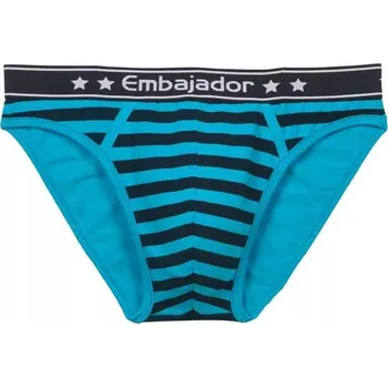 Slipy Pánské slipy Atlantic Embaj EEP-071 XXL tyrkysové