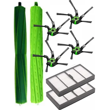 Sada příslušenství pro robotický vysavač HEPA filtry a kartáče pro vysavač IROBOT Roomba Serie S sada 8ks