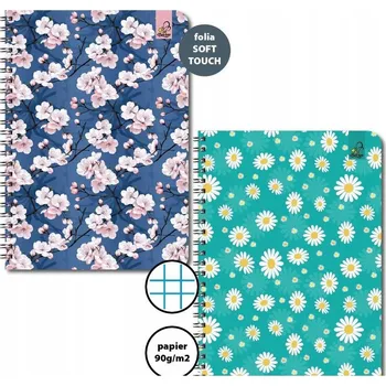 Blok Kroužkový Blok A5 50 listů čtvereček 90 g 6 kusů