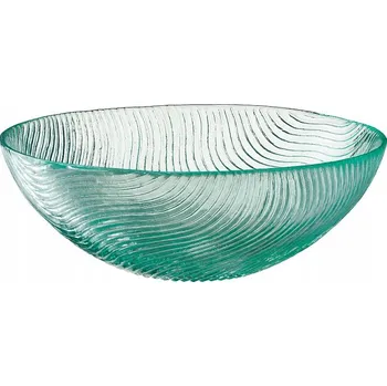 VILLA ITALIA Salátová Mísa z mořského skla 18 cm TWIST