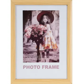 Rám na obraz FANDY Plastový rámeček Notte 21x29,7 2 světle hnědý