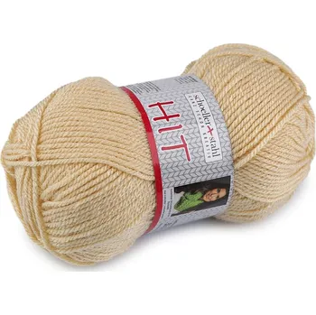Příze Hit Pletací příze 50 g - 12 (0025) béžová světlá