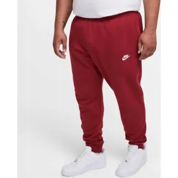 Pánské tepláky Nike Club BB v červené barvě, velikost L