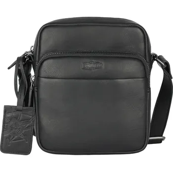 Pánská kožená taška přes rameno Sparwell Laden - černá