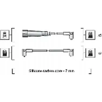 Alternátor Sada zapalovacích kabelů Magneti Marelli 941318111047