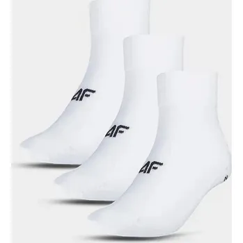 Dámské oblečení Pánské ponožky 4F (3pack) M440 velikost 39-42 white/black