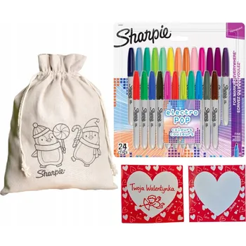 Permanentní popisovač vícebarevný Sharpie 24 ks