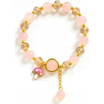Náramek Náramek elegantní pro holčičku, šperk jako dárek ut7007 růžový F