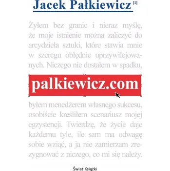 Beletrie pro dospělé PALKIEWICZCOM Jacek Pałkiewicz