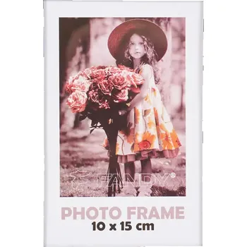 Rám na obraz FANDY Plastový rámeček Simple 2 10x15 2 černý