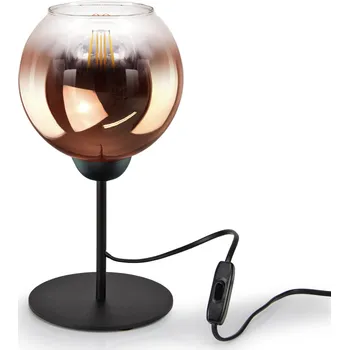 Lampička Stolní lampa Luxolar 841 černá, zlatá 60 W