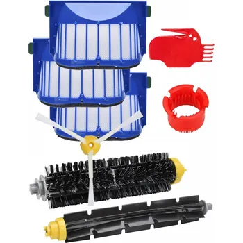 Sada příslušenství pro robotický vysavač HEPA filtry a kartáče k vysavači IROBOT Roomba 620 PET sada 8ks