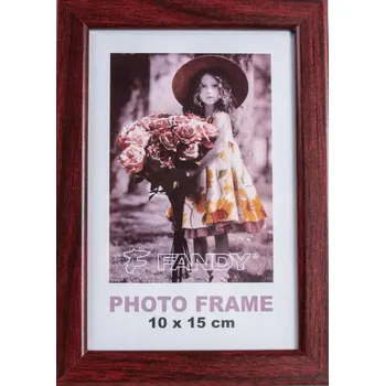 Rám na obraz FANDY Dřevěný rámeček Style 10x15 5 červený