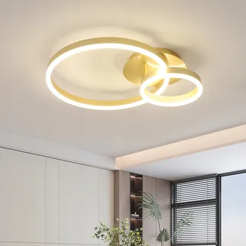 ZYRANDOL ZLATÁ LED STROPNÍ LAMPA PLAFON KRUH MODERNÍ DO OBÝVÁKU 42W 4500K