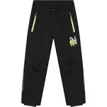 Chlapecké softshellové kalhoty nezateplené černé Kugo HK5301