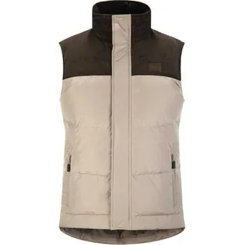Pánská vesta SKOGSTAD LYNGE PÁNSKÁ VESTA , Hnědá, Béžová S