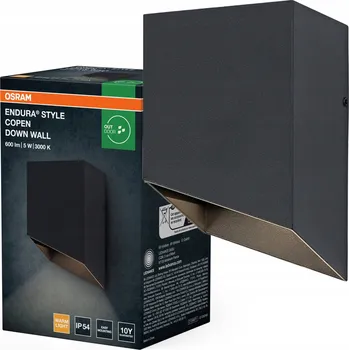 Venkovní osvětlení Venkovní nástěnné svítidlo Osram šedé s integrovaným LED zdrojem 5 W