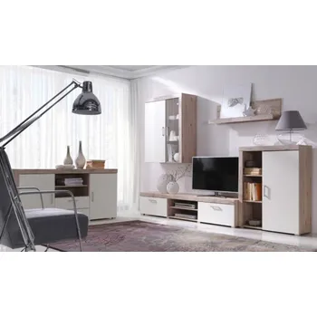 Obývací stěna Jurek Obývací stěna Samba C Barevné provedení: san marino + cream