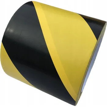 Výstražná páska žluto-černá 100mm / 33m