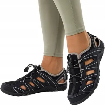 Dámské sandále Casu dámské sandály 2407-1W s plochým podpatkem, velikost 38