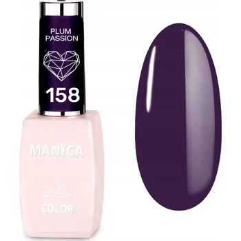 Přípravek na nehty Manica Hybridní lak - Plum Passion 158 10 ml