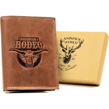 Peněženka Always Wild peněženka z pravé nubukové kůže hnědá N4-CHM-ROD-1706 COGN