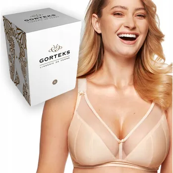 Podprsenka Gorteks podprsenka s měkkými košíčky béžová velikost 95D